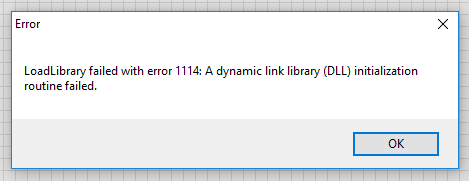 не могу зайти в майнкрафт пишет load library failed with error 1114 #4